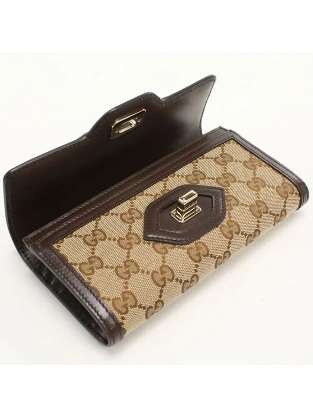 Gucci Continental Wallet le Che Bifold GG Canvas - Picture 5 of 5